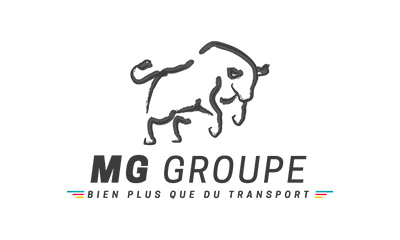 Logo MG Groupe transport